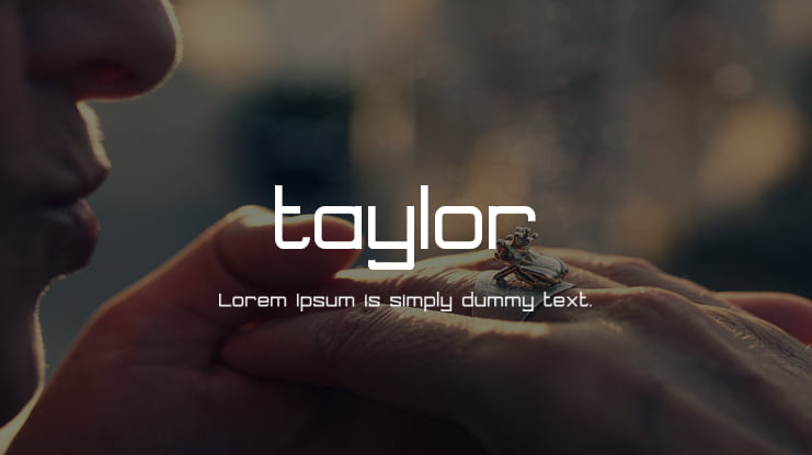 taylor Font Family