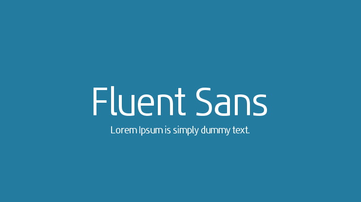 Fluent Sans Font