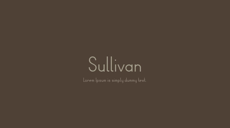 Sullivan Font