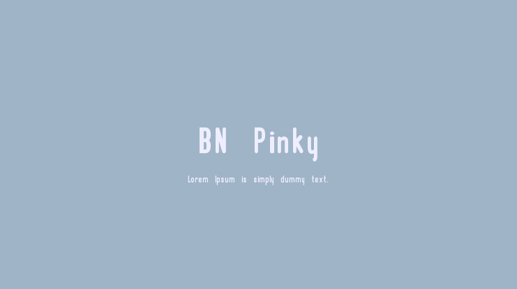 BN Pinky Font Family