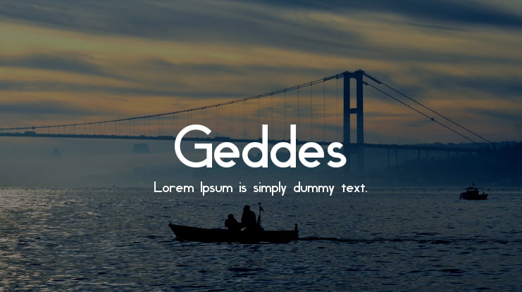 Geddes Font Family