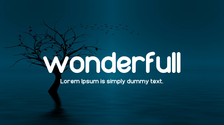 wonderfull Font