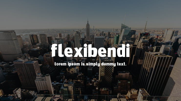 FlexiBendi Font