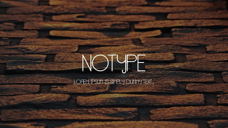 NoType Font
