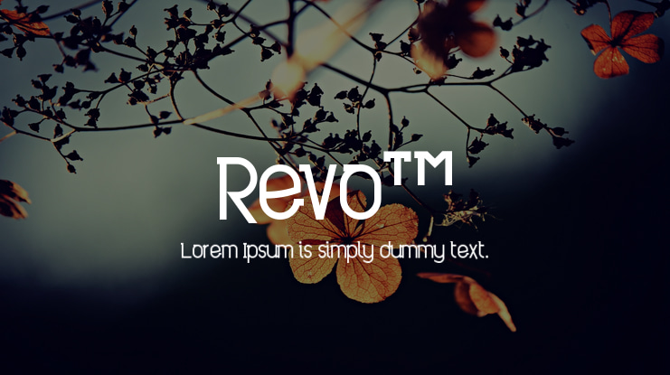 Revo™ Font Family