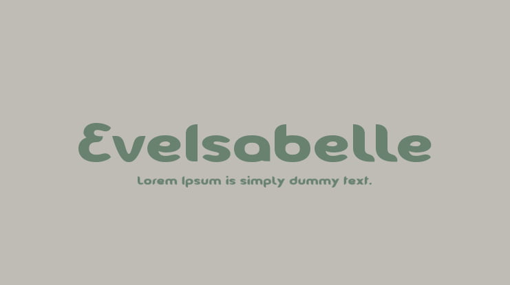 EveIsabelle Font