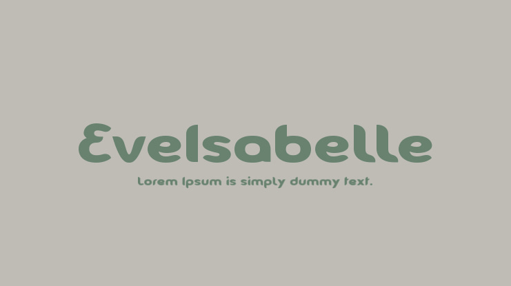 EveIsabelle Font