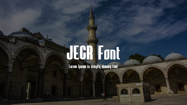 JECR Font