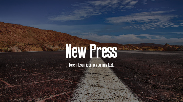 New Press Font