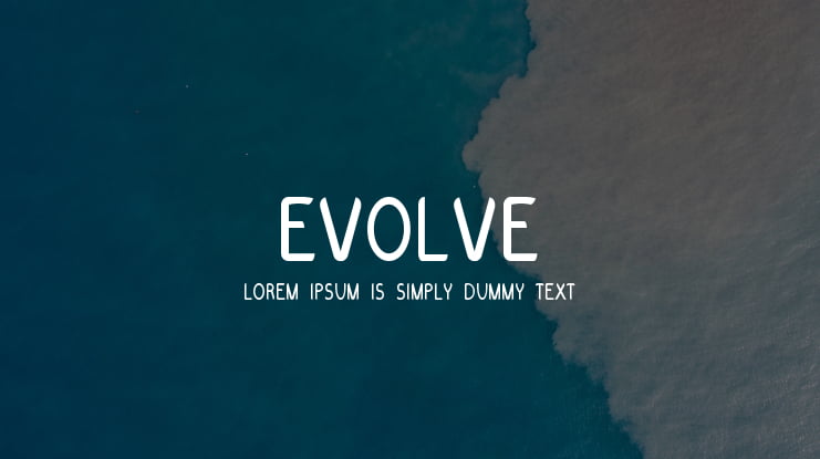 Evolve Font