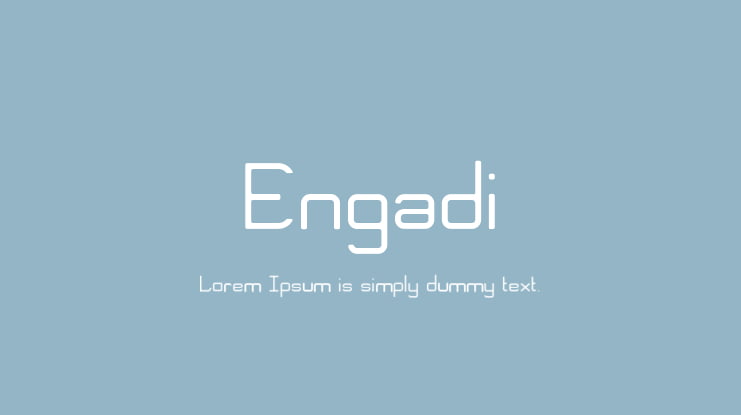 Engadi Font Family