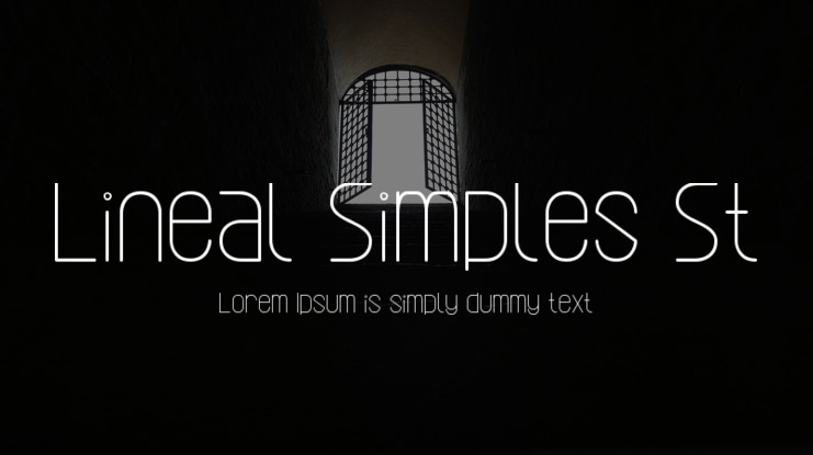 Lineal Simples St Font