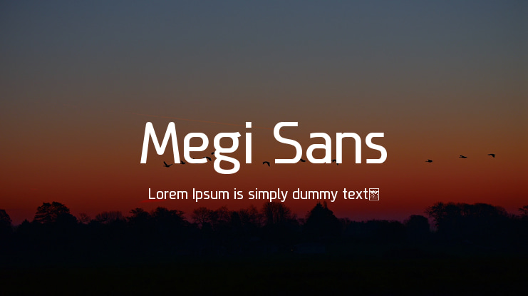 Megi Sans Font Family