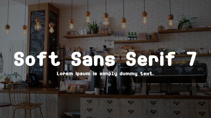 Soft Sans Serif 7 Font
