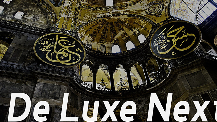 De Luxe Next Font Family