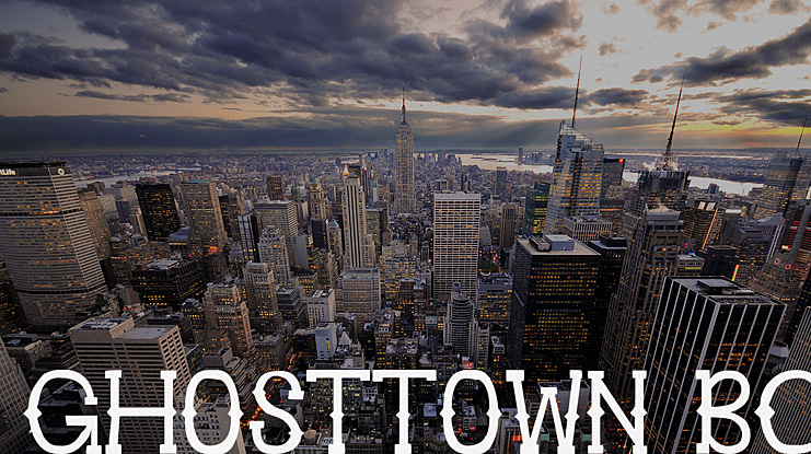 Ghosttown BC Font