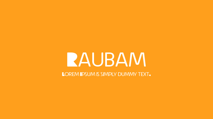 Raubam Font