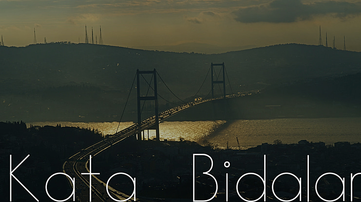 Kata Bidalan Font Family