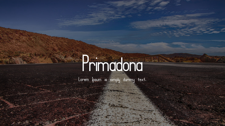 Primadona Font Family