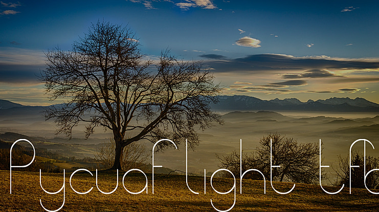 Pycuaf  tfb Font Family