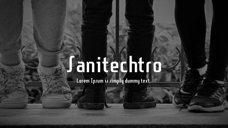 Sanitechtro Font