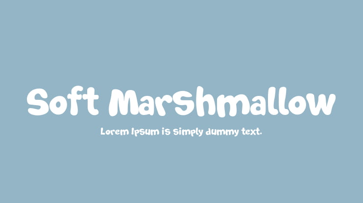 Soft Marshmallow Font