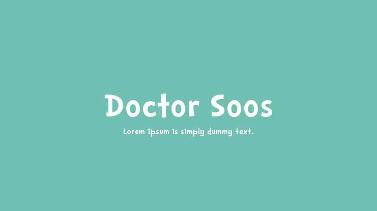 Doctor Soos Font Family