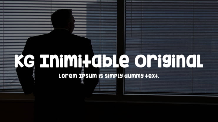 KG Inimitable Original Font