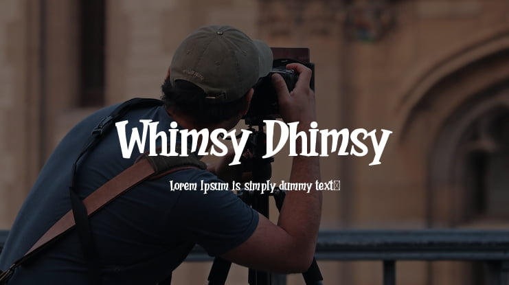 Whimsy Dhimsy Font