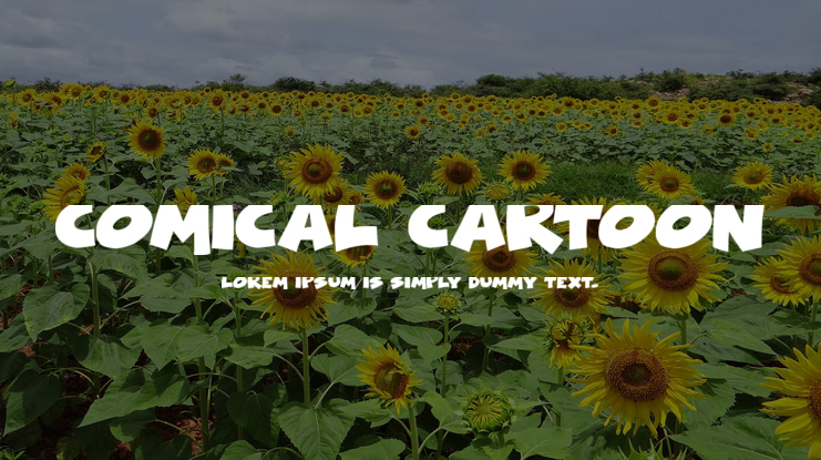 Comical Cartoon Font