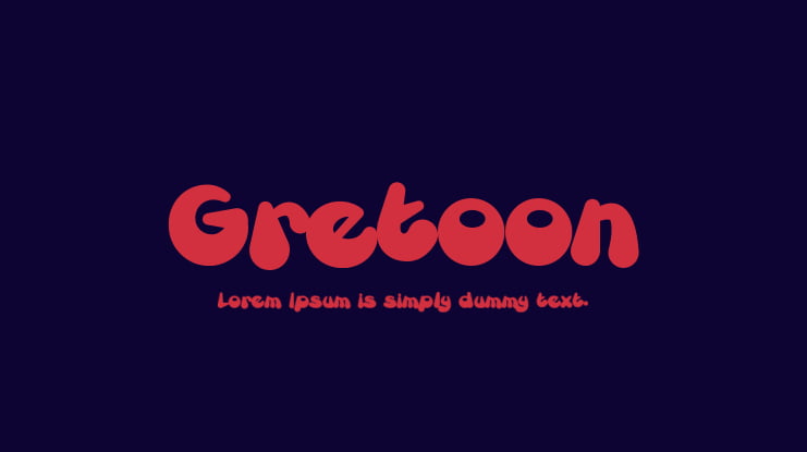 Gretoon Font Family