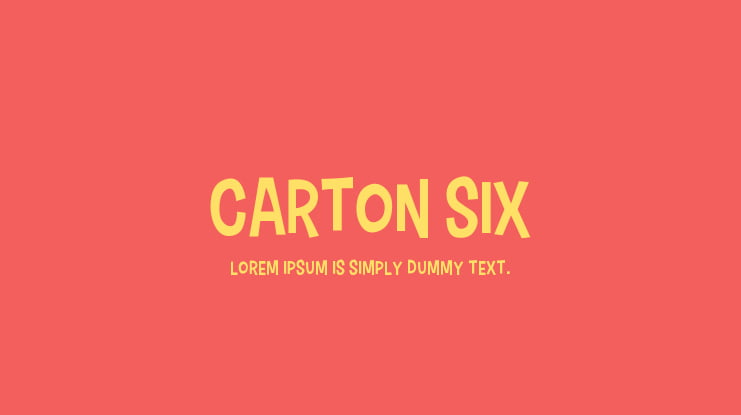Carton Six Font