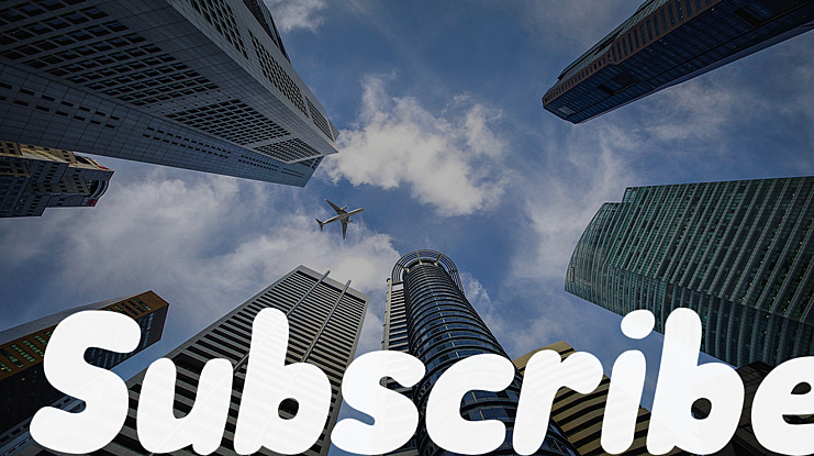 Subscribe Font Family