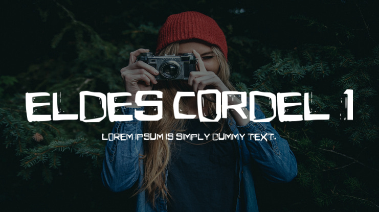 Eldes Cordel 1 Font