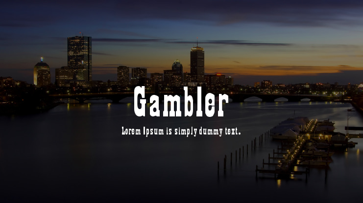 Gambler Font