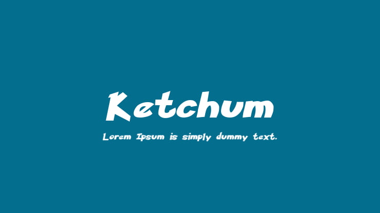 Ketchum Font Family