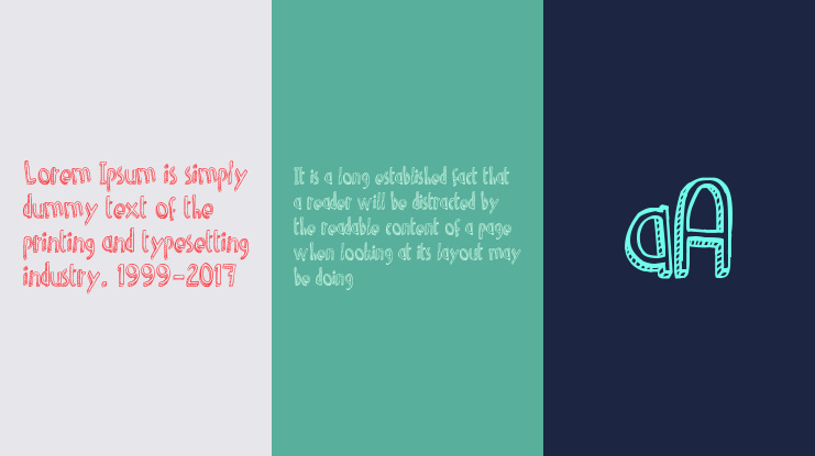 Denne Shuffle Euro Hollow Font