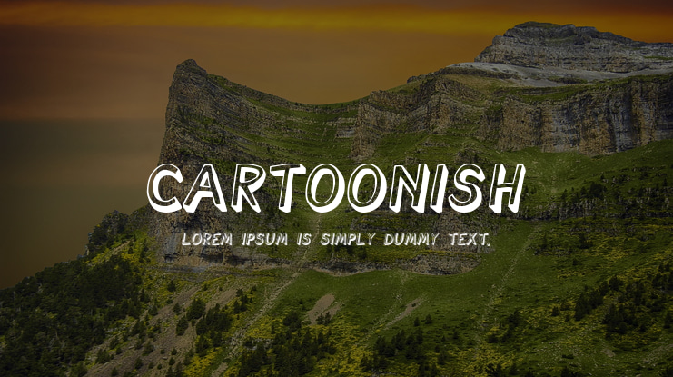 Cartoonish Font Family