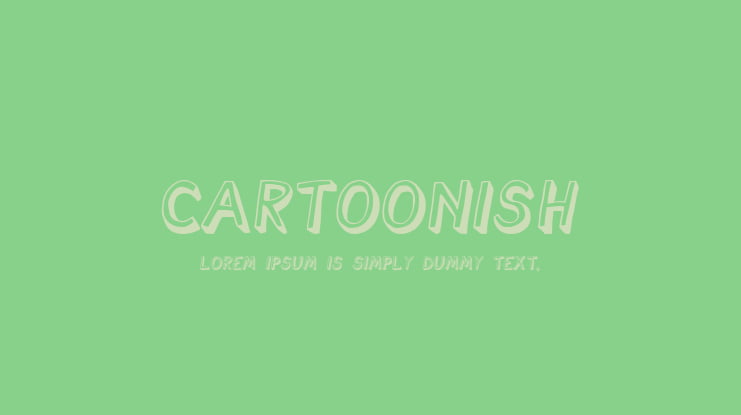 Cartoonish Font Family