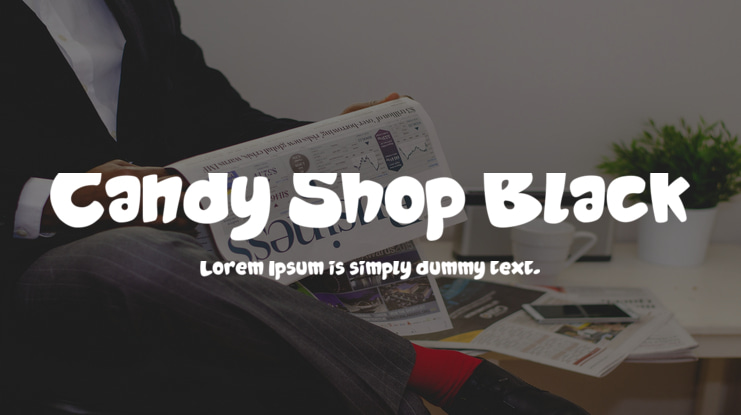 Candy Shop Black Font Family