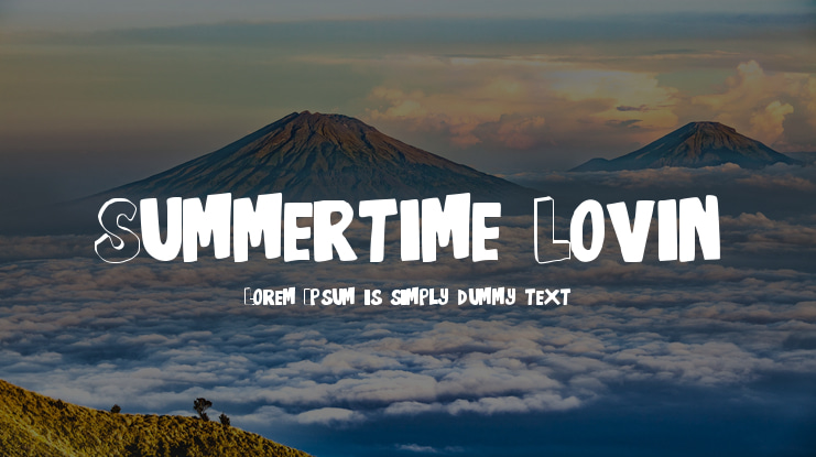 Summertime Lovin Font