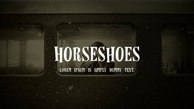 Horseshoes Font Family