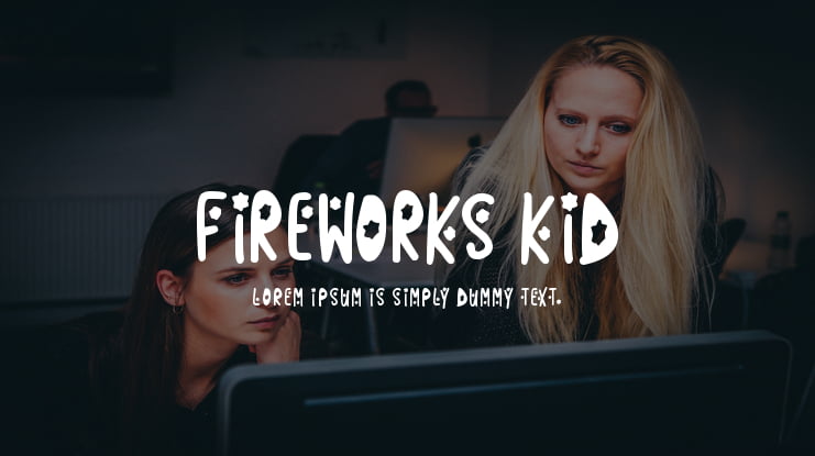 Fireworks Kid Font