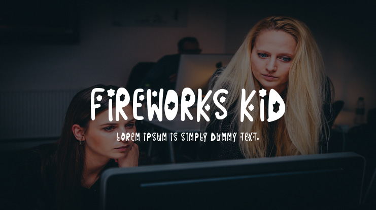 Fireworks Kid Font