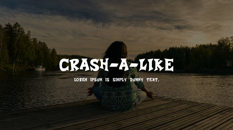Crash-a-Like Font