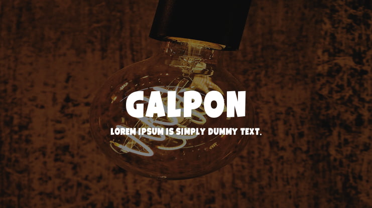 Galpon Font