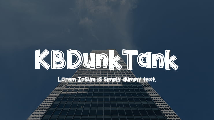 KBDunkTank Font