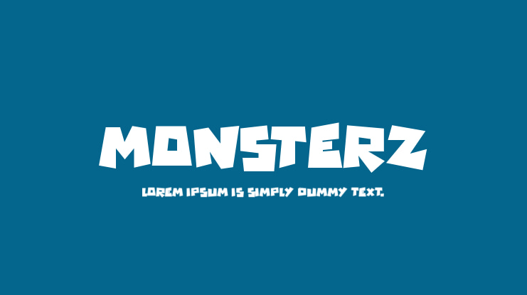 Monsterz Font