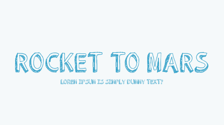 ROCKET TO MARS Font