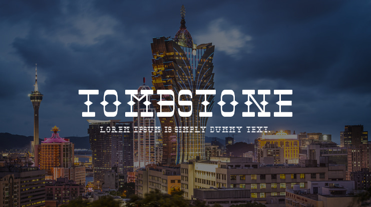 Tombstone Font Family